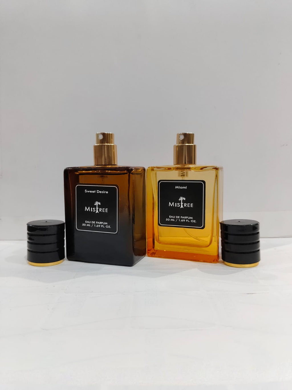 Mistree Luxury Sweet Desire and Miami - Premium Collection for HIM and HER | EDP Spray | Gift Set for Couple | 50 ml Each