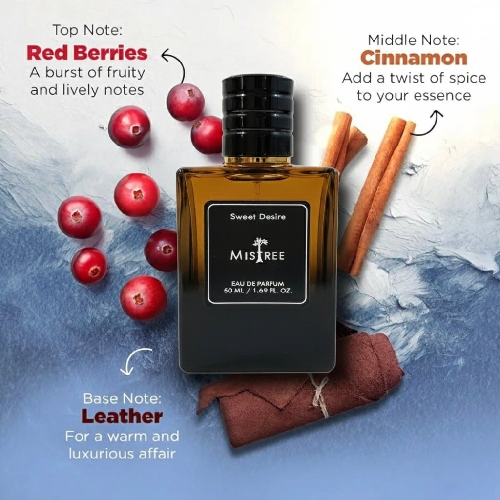 Mistree Luxury White Oud and Sweet Desire - Premium Masculine Collection for HIM | EDP Spray | Gift Set | 50 ml Each