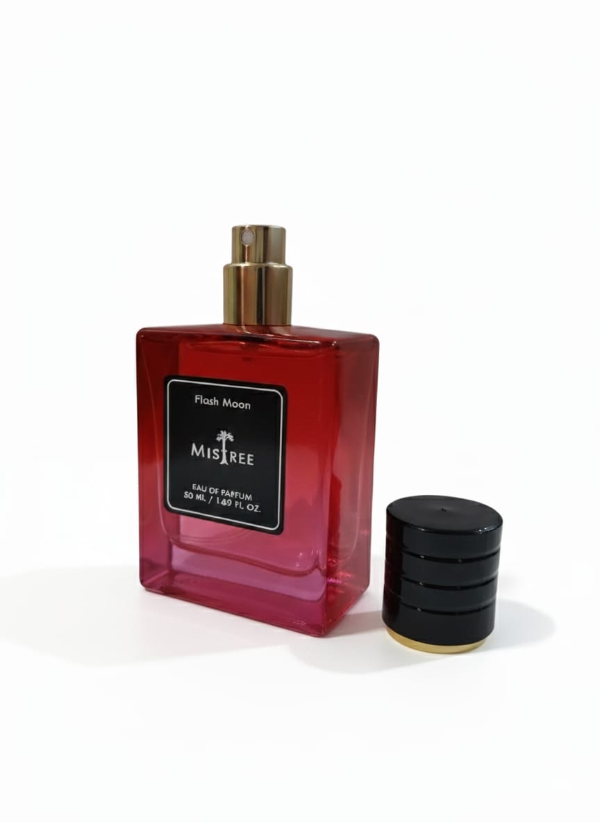 Mistree Flash Moon Perfume – 50ml (Red) | Long-Lasting Unisex Fragrance | Premium Organic Blend